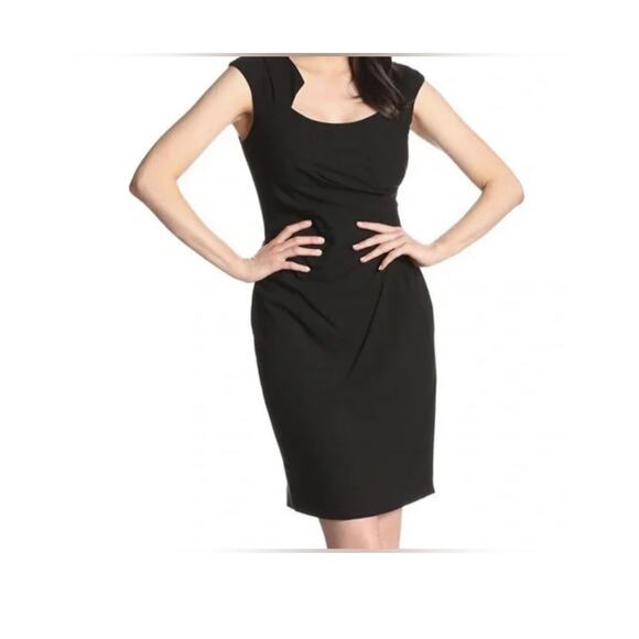 Calvin Klein Dresses & Skirts - Calvin Klein Petite Cap Sleeve Side Ruched Sheath Dress